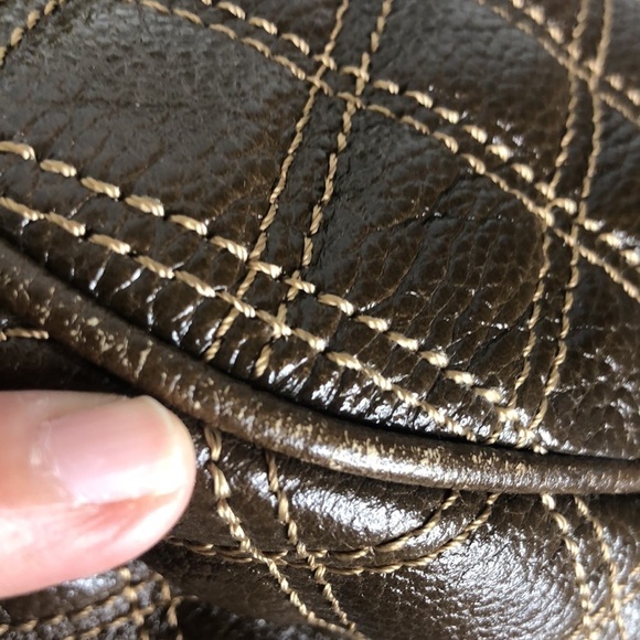 Marc Jacobs Vintage Quilted Brown Leather Large Bag - Picture 11 of 16